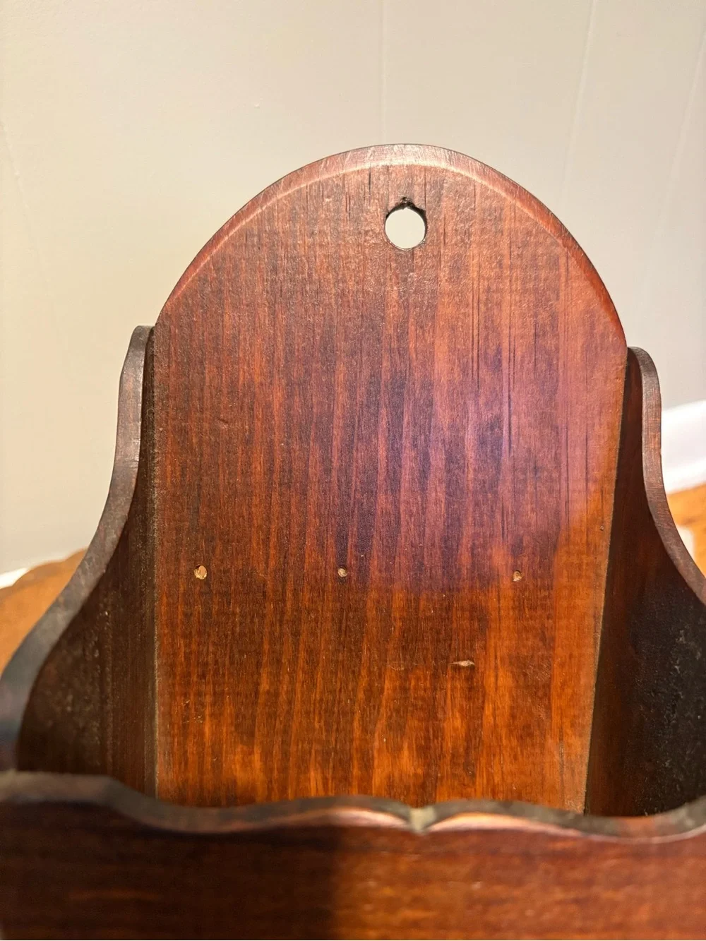 Vintage Wooden Wall-pocket